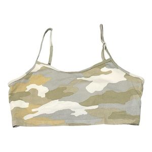 Aerie camo ribbed bralette size XS